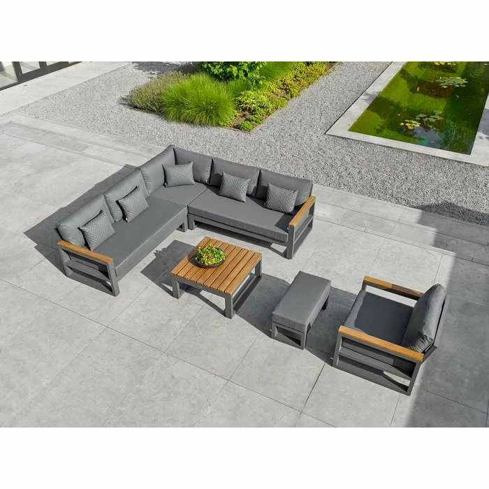 Soho Weatherproof Corner Sofa Set with Armchairs by Norfolk Leisure 1 Soho Weatherproof Corner Sofa Set with Armchairs by Norfolk Leisure