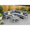 Mallorca Weatherproof Corner Set with Armrests by Norfolk Leisure