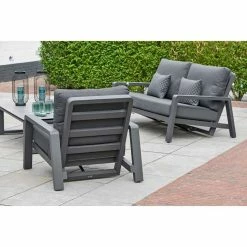 Boston Weatherproof Lounge Set with Chairs by Norfolk Leisure -Garden Furniture Shop FU102973 2 02f0