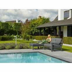 Timber Weatherproof Corner Sofa Set by Norfolk Leisure -Garden Furniture Shop FU102978 2 deb2