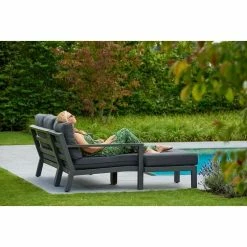 Timber Weatherproof Corner Sofa Set by Norfolk Leisure -Garden Furniture Shop FU102978 3 279c