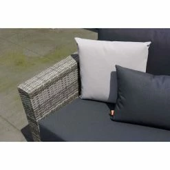 Aya Weatherproof Corner Sofa Set with Coffee Table in Grey by Norfolk Leisure -Garden Furniture Shop FU102984 4 ca61