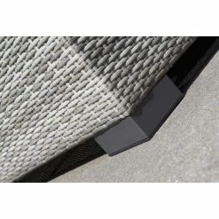 Aya Weatherproof Corner Sofa Set with Coffee Table in Grey by Norfolk Leisure -Garden Furniture Shop FU102984 5 4f80