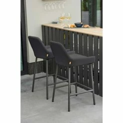 Fiji Bar Set with Rectangular Table by Norfolk Leisure