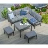 Titchwell Mini Corner Set with Coffee Table by Norfolk Leisure