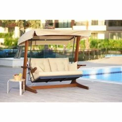 Newton 2200 Companion Swing Seat with Canopy by Norfolk Leisure
