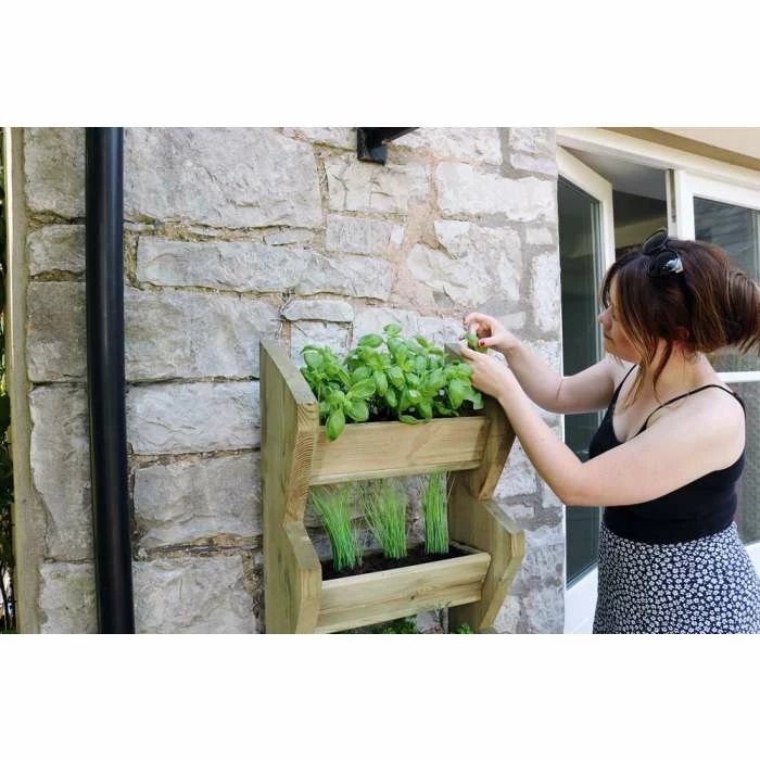 Zest Wooden Tall Vertical Herb Stand 3 Zest Wooden Tall Vertical Herb Stand - Image 3