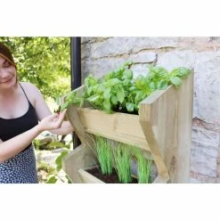 Zest Wooden Tall Vertical Herb Stand 10 Zest Wooden Tall Vertical Herb Stand -Garden Furniture Shop FU103386 4 dab6