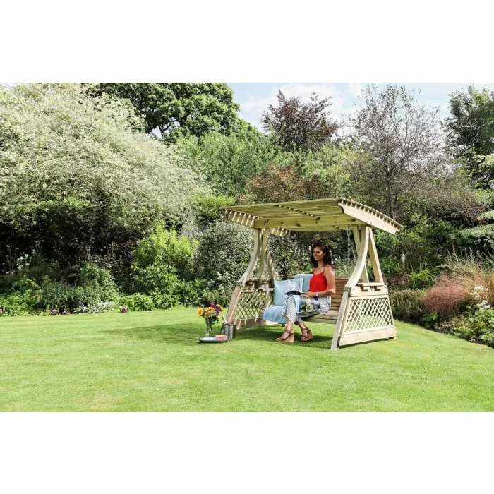 Wooden Santorini Swing Seat 2 Wooden Santorini Swing Seat - Image 2