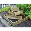 Zest Wooden Diamond Raised Bed