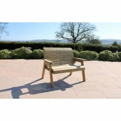 Wooden Charlotte 2 Seater Bench -Garden Furniture Shop FU103405 4 0702