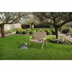 Wooden Charlotte 2 Seater Bench -Garden Furniture Shop FU103405 5 3ed3