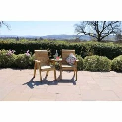 Wooden Charlotte Companion Seat -Garden Furniture Shop FU103407 3 a8b5
