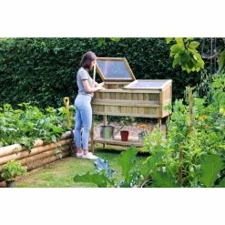 Zest Wooden Small Space Cold Frame -Garden Furniture Shop FU103412 3 566a