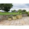 Set of 3 Wooden Holywell Planters