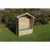 Wooden Hampshire Arbour and Green Pad
