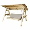 Wooden Miami 3 Seater Swing Seat and Stone Pad