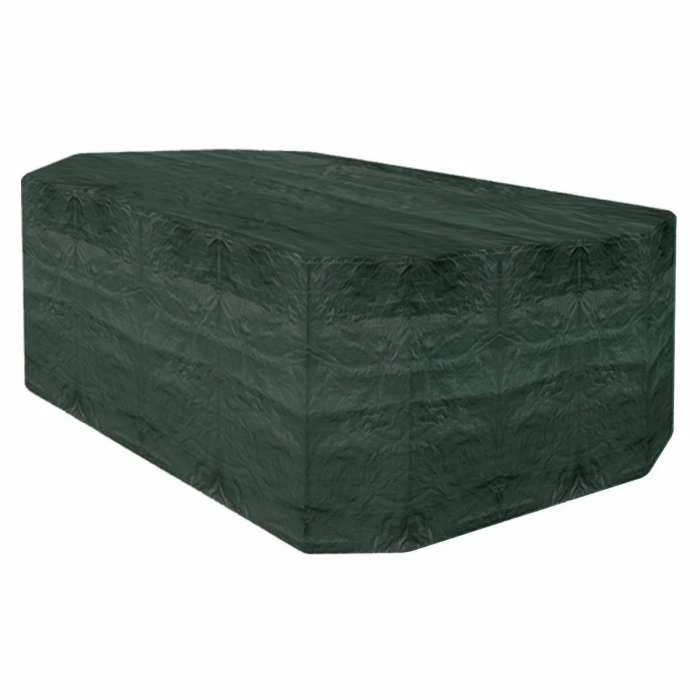 Rectangular 6 Seater Furniture Set Cover 270cm x 89cm - Super Tough - Dark Green 2 Rectangular 6 Seater Furniture Set Cover 270cm x 89cm - Super Tough - Dark Green - Image 2