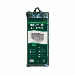 Rectangular 6 Seater Furniture Set Cover 270cm x 89cm - Super Tough - Dark Green 9 Rectangular 6 Seater Furniture Set Cover 270cm x 89cm - Super Tough - Dark Green -Garden Furniture Shop FU10599 add image 4 02c5