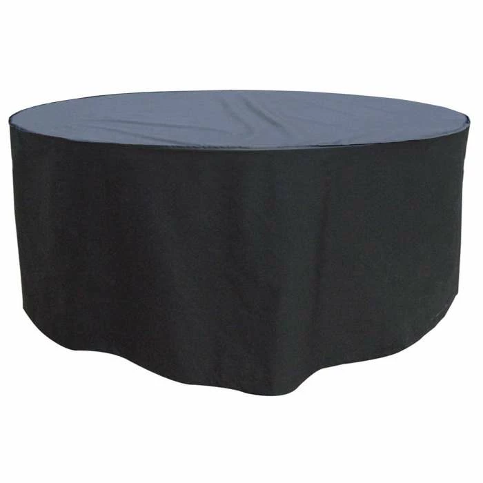 Round 6 Seater Furniture Set Cover 225cm x 89cm - Premium - Black 3 Round 6 Seater Furniture Set Cover 225cm x 89cm - Premium - Black - Image 3