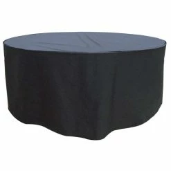 Round 6-8 Seater Furniture Set Cover 250cm x 89cm - Premium - Black -Garden Furniture Shop FU10613 add image 1 5a04