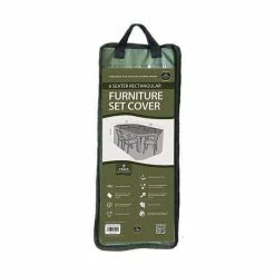 Rectangular 6 Seater Furniture Set Cover 270cm x 89cm - Premium - Green -Garden Furniture Shop FU10618 add image 5 ef9c