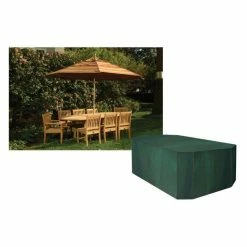 Rectangular 8 Seater Furniture Set Cover 295cm x 89cm - Premium - Green 9 Rectangular 8 Seater Furniture Set Cover 295cm x 89cm - Premium - Green -Garden Furniture Shop FU10620 add image 3 8050