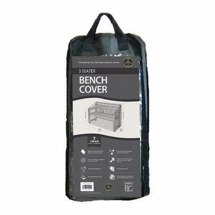 3 Seater Bench Cover 163cm x 81cm - Premium - Black 6 3 Seater Bench Cover 163cm x 81cm - Premium - Black - Image 6
