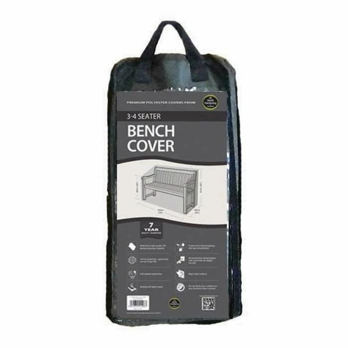 3-4 Seater Bench Cover 193cm x 81cm - Premium - Black 6 3-4 Seater Bench Cover 193cm x 81cm - Premium - Black - Image 6