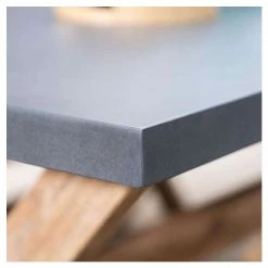 Rustic Cement & Acacia Wood 8 Seater Dining Set With Benches by Primrose Living 14 Rustic Cement & Acacia Wood 8 Seater Dining Set With Benches by Primrose Living -Garden Furniture Shop FU17146 3 7b85