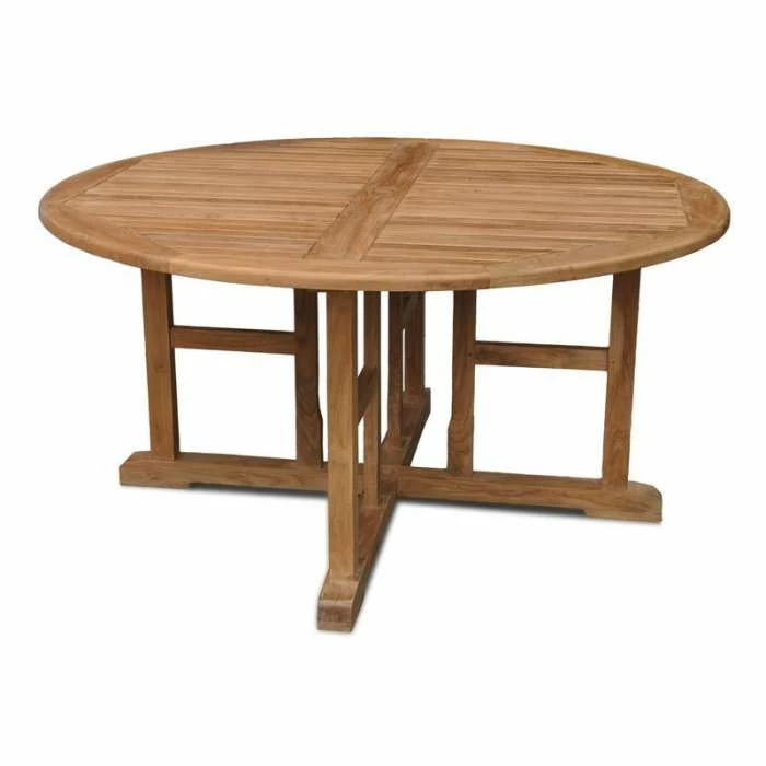 Madison 6 Seater Round Teak Table 150cm (4ft 11in) 1 Madison 6 Seater Round Teak Table 150cm (4ft 11in)