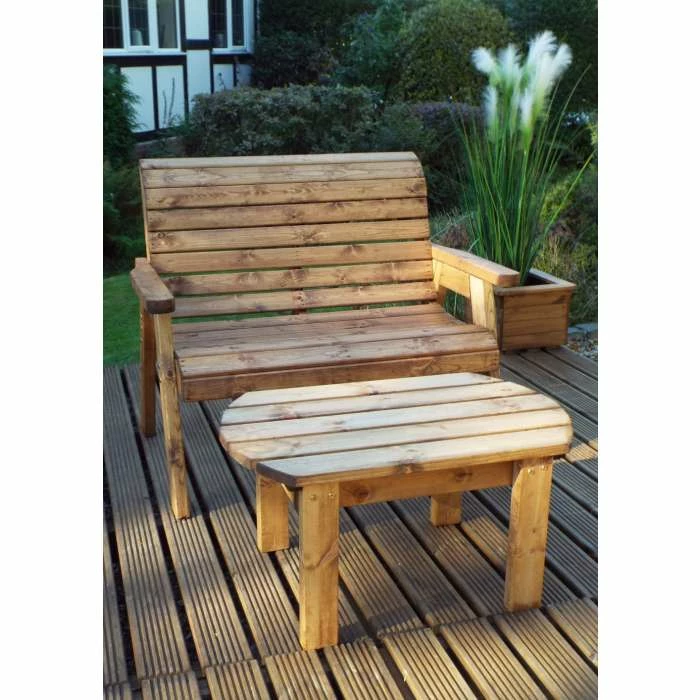 Charles Taylor Deluxe Bench Set - Redwood 1 Charles Taylor Deluxe Bench Set - Redwood