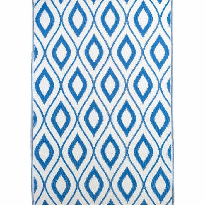 1.2m x 1.8m Outdoor Samti Rug in Blue by Tabriz Rugs™ 2 1.2m x 1.8m Outdoor Samti Rug in Blue by Tabriz Rugs™ - Image 2