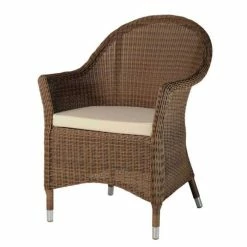 Alexander Rose San Marino 6 Seater Round Garden Furniture Set with Wicker Armchairs -Garden Furniture Shop FU4662 add image 2 2558