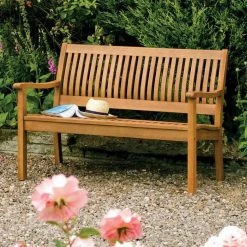 1.2m Hardwood Willington Garden Bench by Rowlinson®