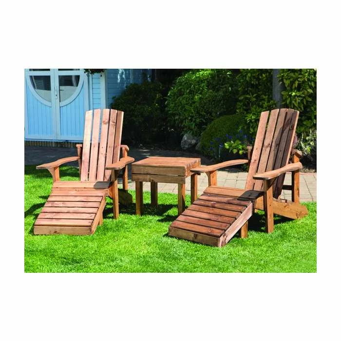 Charles Taylor Aidendack Wooden Garden Chairs and Table Set 1 Charles Taylor Aidendack Wooden Garden Chairs and Table Set