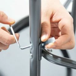 Hadleigh 6 Seater Stone Glass Garden Dining Furniture Set In Grey by Hectare -Garden Furniture Shop FU6668GRY add image 4 cc46