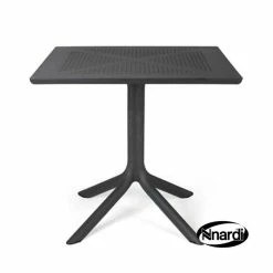 Anthracite Clip Table Set with 4 Stacking Bora Chairs Set -Garden Furniture Shop FU8596 add image 2 a15d