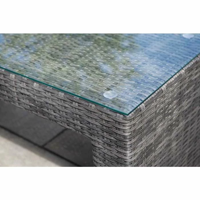 Open Rectangle Coffee Table in Grey by Primrose Living 2 Open Rectangle Coffee Table in Grey by Primrose Living - Image 2