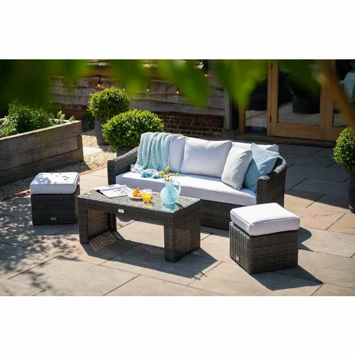 Open Rectangle Coffee Table in Grey by Primrose Living 3 Open Rectangle Coffee Table in Grey by Primrose Living - Image 3