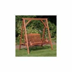 Beech Stain Apex 2 Seater Swing Seat