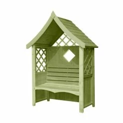 Rose Wooden Two Seater Arbour - 1.3m