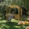 Dartmouth Wooden Two Seater Swing Arbour by Rowlinson® - 2.3m