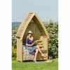 Cheltenham Wooden Two Seater Arbour with Storage Box by Zest® - 2.3m