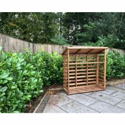 Charles Taylor Wooden Large Log Store -Garden Furniture Shop GS9356 4 5943