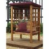 Bramham Two Seat Arbour Burgundy