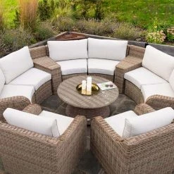 'Peony' Luxury Rattan 8 Seater Modular Garden Sofa Set with Storage Basket and Coffee Table by Primrose Living 12 'Peony' Luxury Rattan 8 Seater Modular Garden Sofa Set with Storage Basket and Coffee Table by Primrose Living -Garden Furniture Shop Natural FU102226 3 FullSetClose2 83ae