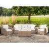 'Peony' Luxury Rattan 5 Seater Modular Garden Sofa Set with Coffee Table by Primrose Living
