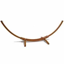 Tortola Wooden Hammock Stand With White Hammock -Garden Furniture Shop OL0451 add image 1 8499