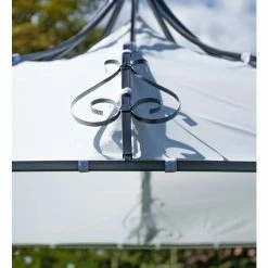 3m x 3m Abbotsford Metal Gazebo with Bench -Garden Furniture Shop OL4700 add image 5 2f1e